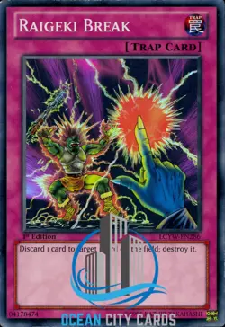 Yugioh Raigeki Break LCYW-EN286 Super Rare 1st Edition - Image 1