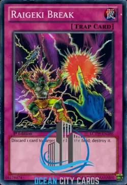 Yugioh Raigeki Break LCYW-EN286 Super Rare 1st Edition - Image 3