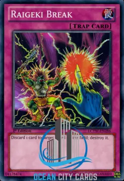 Yugioh Raigeki Break LCYW-EN286 Super Rare 1st Edition - Image 5
