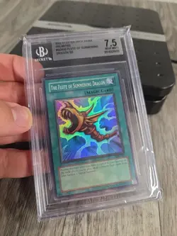 BGS 9 THE FLUTE OF SUMMONING DRAGON SDK-042 FOIL LINE MISPRINT YUGIOH 2002 KAIBA - Image 3