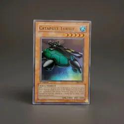 Yu-Gi-Oh! TCG Catapult Turtle Metal Raiders MRD-075 1st Edition Super Rare NM - Image 1