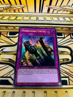 Yugioh Feierliches Urteil Secret Rare RA02-DE075 - Image 1