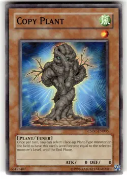 COPY PLANT MONSTER UNLIMITED EDITION CSOC-EN005 COMMON YUGIOH NM - Image 1