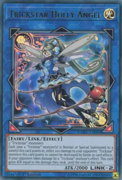 Yugioh Trickstar Holly Angel COTD-EN044 Ultra Rare 1st NM - Image 1