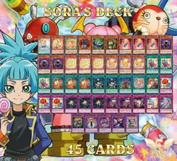 Yugioh Arc-V! Complete Sora Perse Deck! Frightfur Wolf + Tiger + **HOT** + Bonus - Image 1