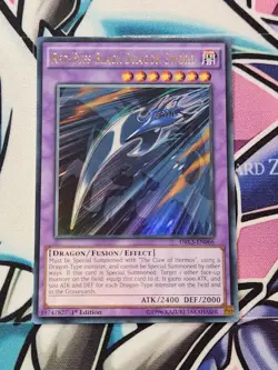 YU-GI-OH Red-Eyes Black Dragon Sword 1st Ed Ultra Rare DRL3-EN066. - Image 1