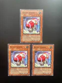 Yugioh Rocket Jumper AST-015 Common 1st Edition LP X3 - Image 1