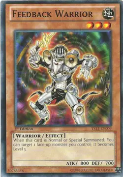 Feedback Warrior - YS12-EN009 - Common - 1st Edition - Lightly Played - Image 1