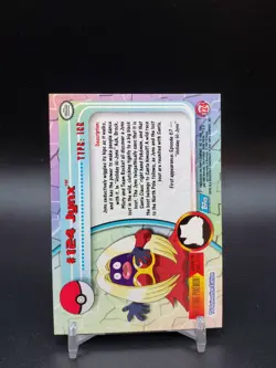 Jynx #124 Topps TV Animation Edition Rainbow Foil Blue Logo MP Pokemon Card - Image 2