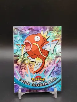 Magikarp #129 Topps TV Animation Edition Silver Foil Blue Logo HP Pokemon Card - Image 1