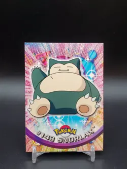 Snorlax #143 Topps TV Animation Edition Blue Logo LP Pokemon Card - Image 1