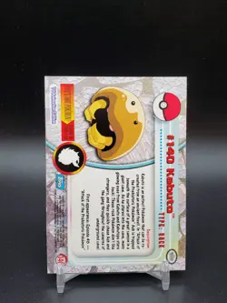Kabuto #140 Topps TV Animation Edition Blue Logo LP Pokemon Card - Image 2