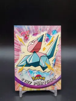 Porygon #137 Topps TV Animation Edition Blue Logo LP Pokemon Card - Image 1