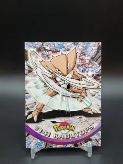 Kabutops #141 Topps TV Animation Edition Blue Logo LP Pokemon Card - Image 1