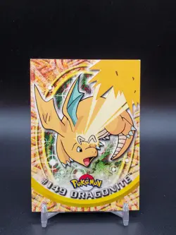 Dragonite #149 Topps TV Animation Edition Blue Logo LP Pokemon Card - Image 1