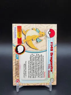 Dragonite #149 Topps TV Animation Edition Blue Logo LP Pokemon Card - Image 2