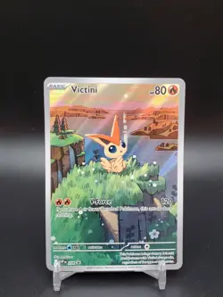 Victini SVP 208 Black Star Promo Illustration Rare NM Pokemon Card - Image 1