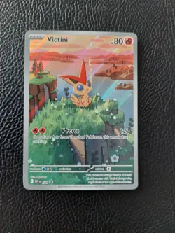 Victini SVP 208 Black Star Promo Illustration Rare NM Pokemon Card - Image 1