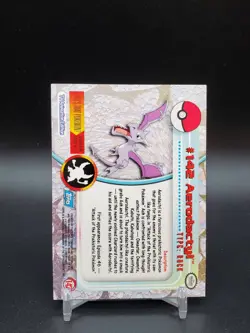 Aerodactyl #142 Topps TV Animation Edition Blue Logo LP Pokemon Card - Image 2