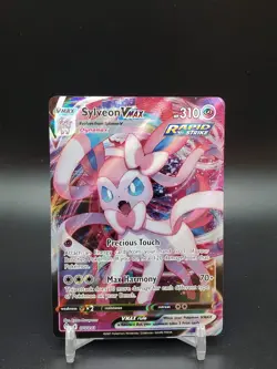 Sylveon Vmax 075/203 Evolving Skies Ultra Rare NM Pokemon Card - Image 1