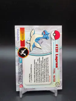 Lapras #131 Topps TV Animation Edition Blue Logo LP Pokemon Card - Image 2