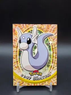 Dratini #147 Topps TV Animation Edition Blue Logo LP Pokemon Card - Image 1