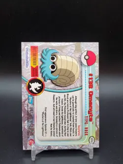 Omanyte #138 Topps TV Animation Edition Silver Foil Blue Logo LP Pokemon Card - Image 2