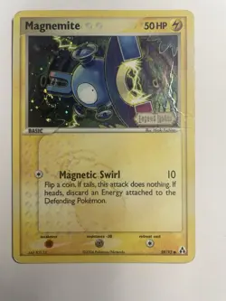 Magnemite 59/92 Ex Legend Maker Stamped Reverse Holo Foil Pokemon Card DMG - Image 1