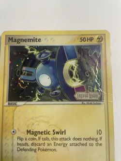 Magnemite 59/92 Ex Legend Maker Stamped Reverse Holo Foil Pokemon Card DMG - Image 2
