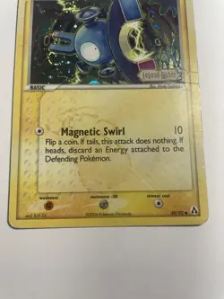 Magnemite 59/92 Ex Legend Maker Stamped Reverse Holo Foil Pokemon Card DMG - Image 3