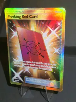 Peeking Red Card (Secret Rare) 169/156 Ultra Prism Holo - Image 2