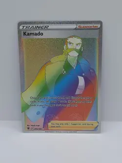 205/189 Kamado - Astral Radiance - Rainbow Secret Rare - Pokemon Card TCG - Image 2