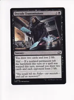 MAGIC THE GATHERING MTG EDGE OF ETERNITIES DECODE TRANSMISSIONS (#2) - Image 1