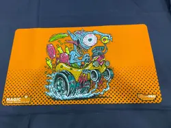 Magic MTG MagicCon Chicago Exclusive Playmat FBLTHP Hotrod - Image 1