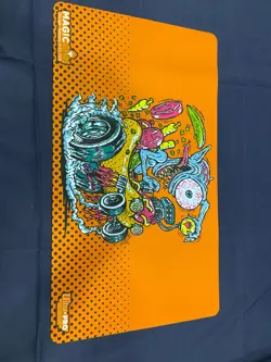 Magic MTG MagicCon Chicago Exclusive Playmat FBLTHP Hotrod - Image 2