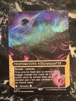 MTG EOS Borderless Stellar Sights 13 - Echoing Deeps FR - NM French - Image 1