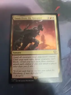 Taunt from the Rampart - 71 - NM - Commander: The Lord of the Rings - MTG - Image 1