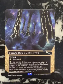 MTG EOS Borderless Stellar Sights 20 - Inkmoth Nexus FR - NM French - Image 1