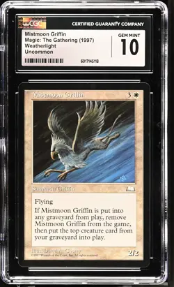 MISTMOON GRIFFIN Weatherlight CGC 10 Vintage MTG [Nostalgium] - Image 1