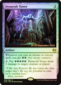 MTG Dynavolt Tower - Foil - Prerelease Promo, Prerelease & Release Promos - Image 1