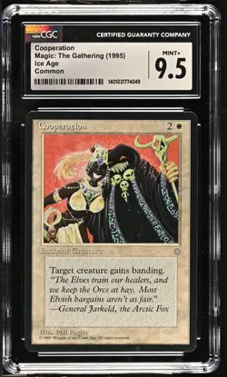 COOPERATION Ice Age CGC 9.5 Vintage Foglio MTG [Nostalgium] - Image 1