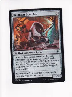 MAGIC THE GATHERING MTG EDGE OF ETERNITIES DAUNTLESS SCRAPBOT - Image 1