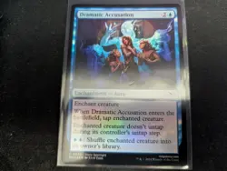 MTG Magic the Gathering FOIL Dramatic Accusation MKM! - Image 1