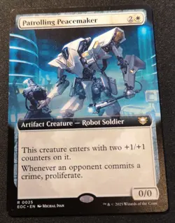 Patrolling Peacemaker - Extended Art - EOC - MTG - EN - NM - 0025 - Image 1
