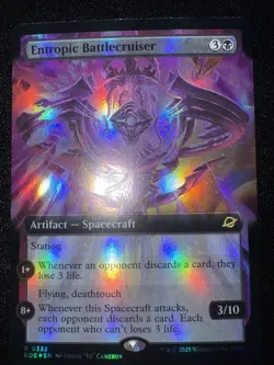MTG Entropic Battlecruiser (Extended) (332) | NM | Edge of Eternities (EOE) - Image 1