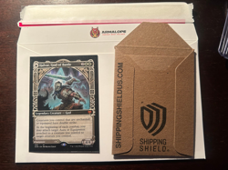 MTG HALVAR, GOD OF BATTLE Showcase Mythic Rare Kaldheim 299 Near Mint - Image 1