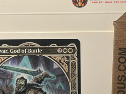 MTG HALVAR, GOD OF BATTLE Showcase Mythic Rare Kaldheim 299 Near Mint - Image 5