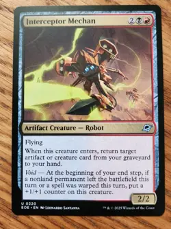 Interceptor Mechan 0220 Edge of Eternities - MTG - Combine Ship 1-10 $4.88 - Image 1