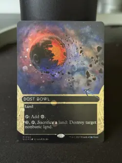Dust Bowl 102 Borderless (Galaxy Foil) MTG Edge of Eternities Stellar Sights - Image 1