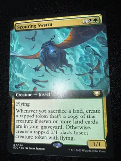 Scouring Swarm Extended MTG EoC Nm/M *ON HAND* - Image 1